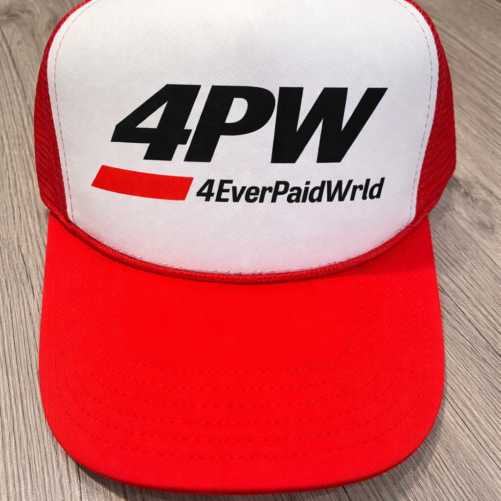4PW Trucker Hat Red